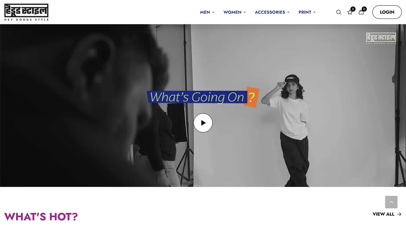 Fashion E-Commerce Store website screen 3