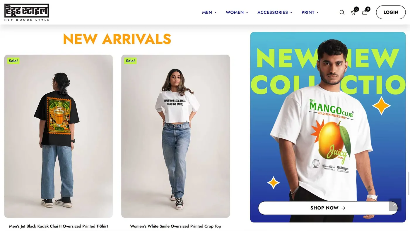 Fashion E-Commerce Store website screen 6