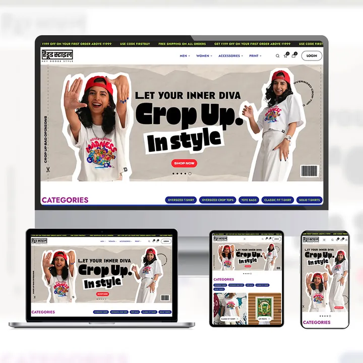 Fashion E-Commerce Store website by DigiAgencyX