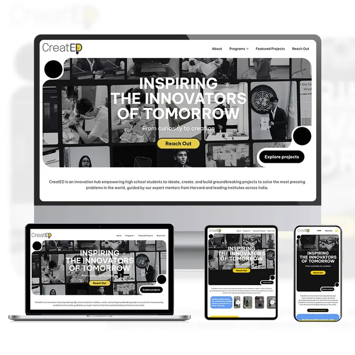 Student Innovation Hub website by DigiAgencyX
